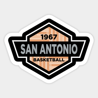 San Antonio Spurs Basketball Sticker